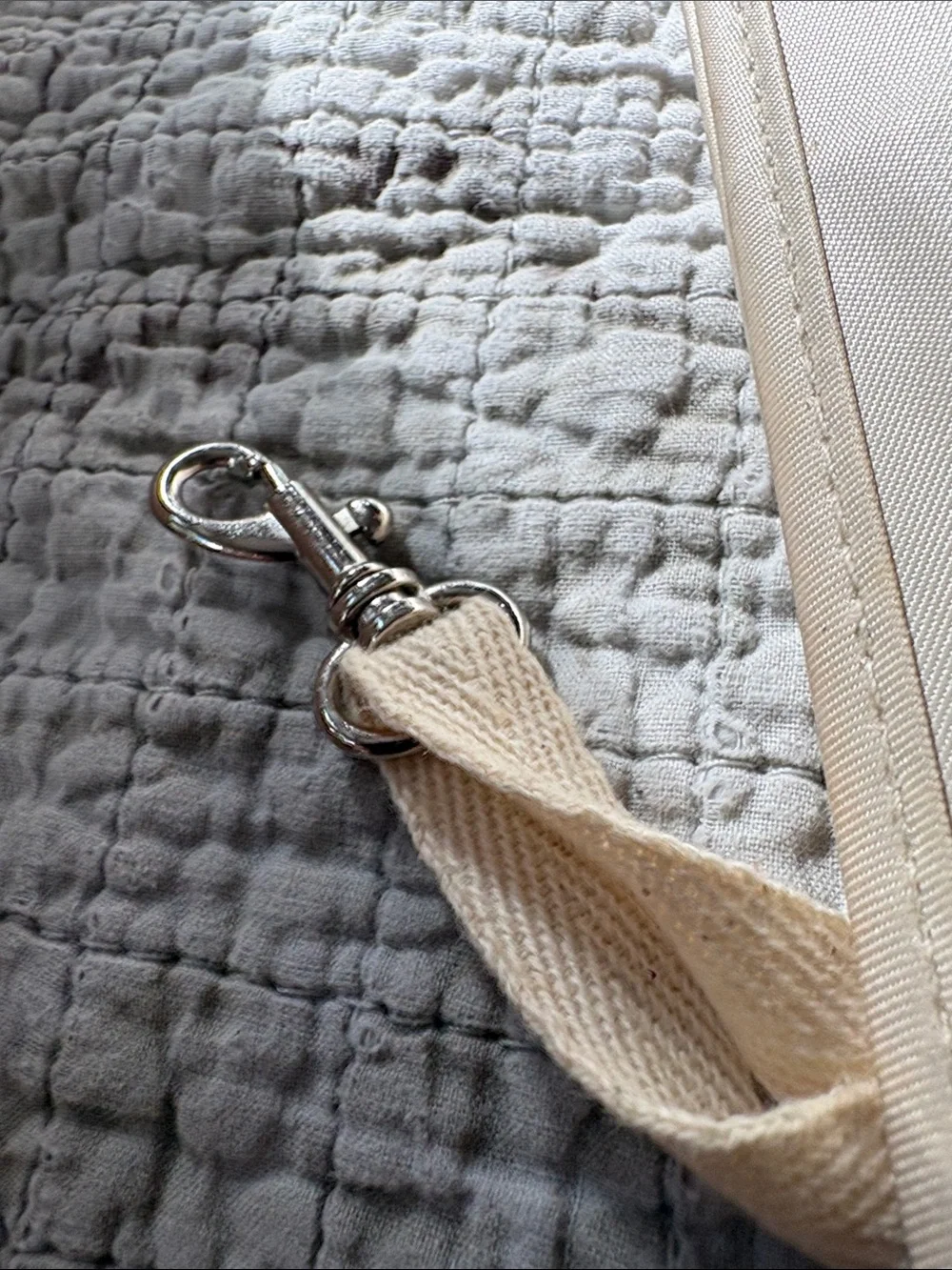 Beige Travel Electronics Organizer Pouch - Universal